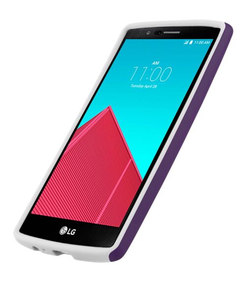 Melkco Special Edition Kubalt Double Layer Cases for LG Optimus G4 - Purple / White