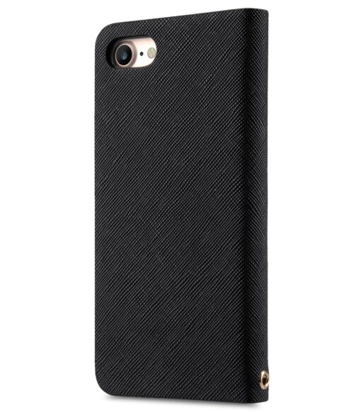 Melkco Fashion Cocktail Series slim Filp Case for Apple iPhone 7 / 8 (4.7') - (Black Cross pattern)