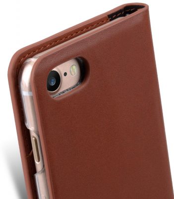 Melkco Fashion Cocktail Series slim Filp Case for Apple iPhone 7 / 8 - (4.7') (Italian Orange Brown)