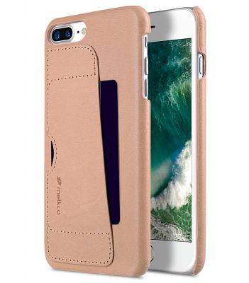 Melkco Fashion European Series Snap cover for Apple iPhone 7 / 8 Plus(5.5') - (Natural -Shelly Belly)