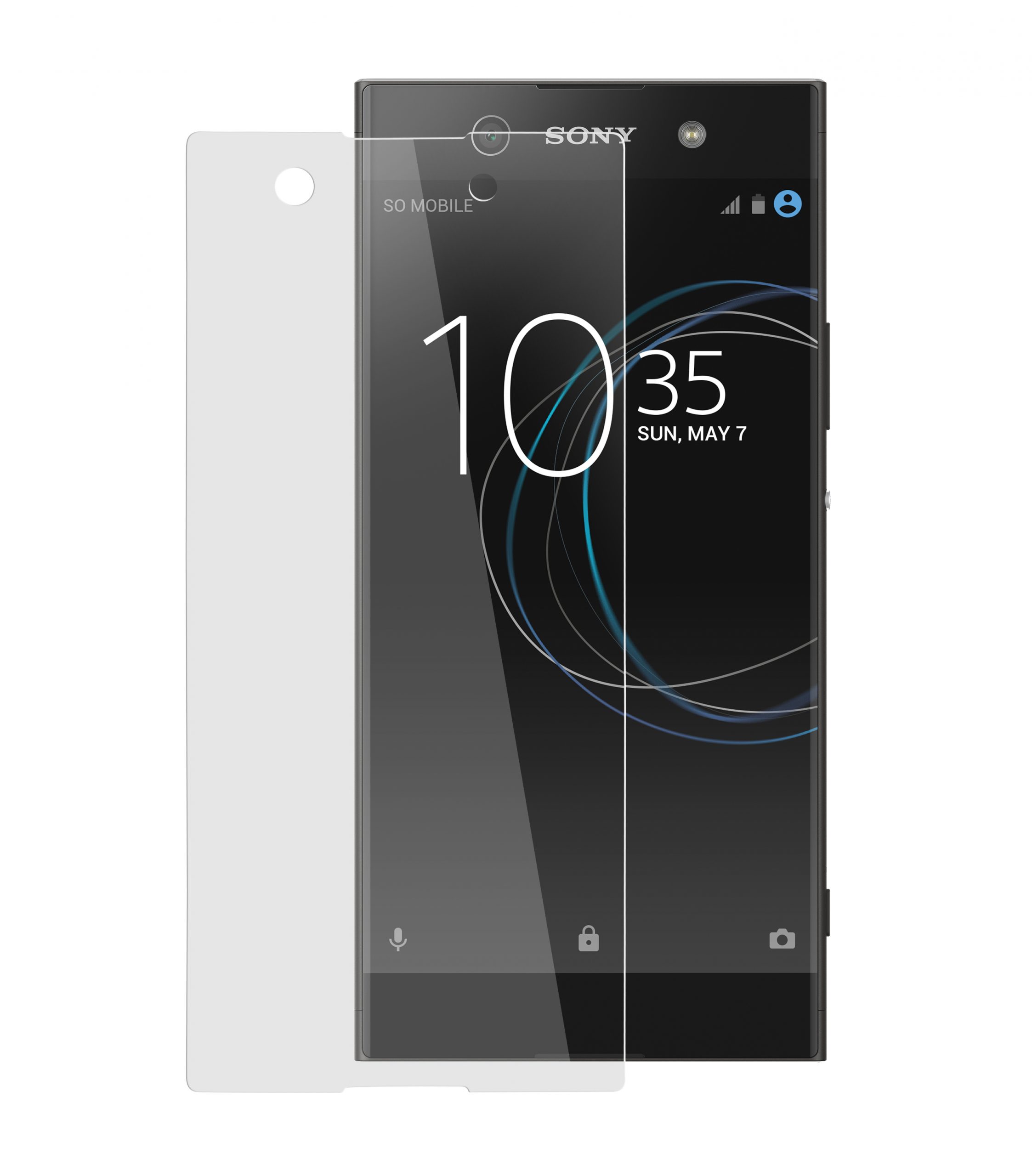 Melkco 9H Tempered Glass Screen Protector for Sony Xperia XA1 - (Transparent)