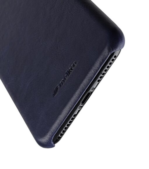 Melkco Elite Series Waxfall Pattern Premium Leather Coaming Snap Cover Case for Apple iPhone 7 / 8 Plus (5.5") - (Dark Blue WF)