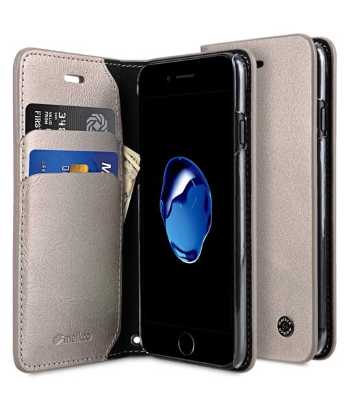 Melkco Fashion Cocktail Series slim Filp Case for Apple iPhone 7 / 8 (4.7') - (Gold)