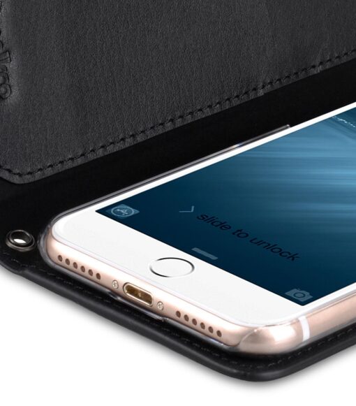 Melkco Fashion Cocktail Series slim Filp Case for Apple iPhone 7 / 8 (4.7') - (Italian Black)