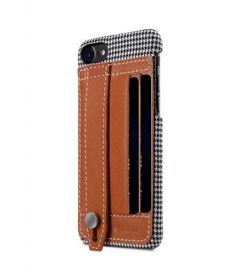 Melkco Holmes Series Tobacco Genuine Leather Dual Card slot with stand Case for Apple iPhone 7 / 8 (4.7") - (Brown)