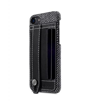 Melkco Holmes Series Venis Genuine Leather Dual Card slot with stand Case for Apple iPhone 7 / 8 (4.7") - (Black)