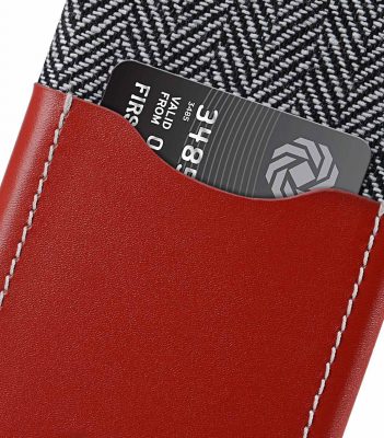 Melkco Holmes Series Venis Genuine Leather Snap Cover with Card slot Case for Apple iPhone 7 / 8 Plus (5.5") - (Red)