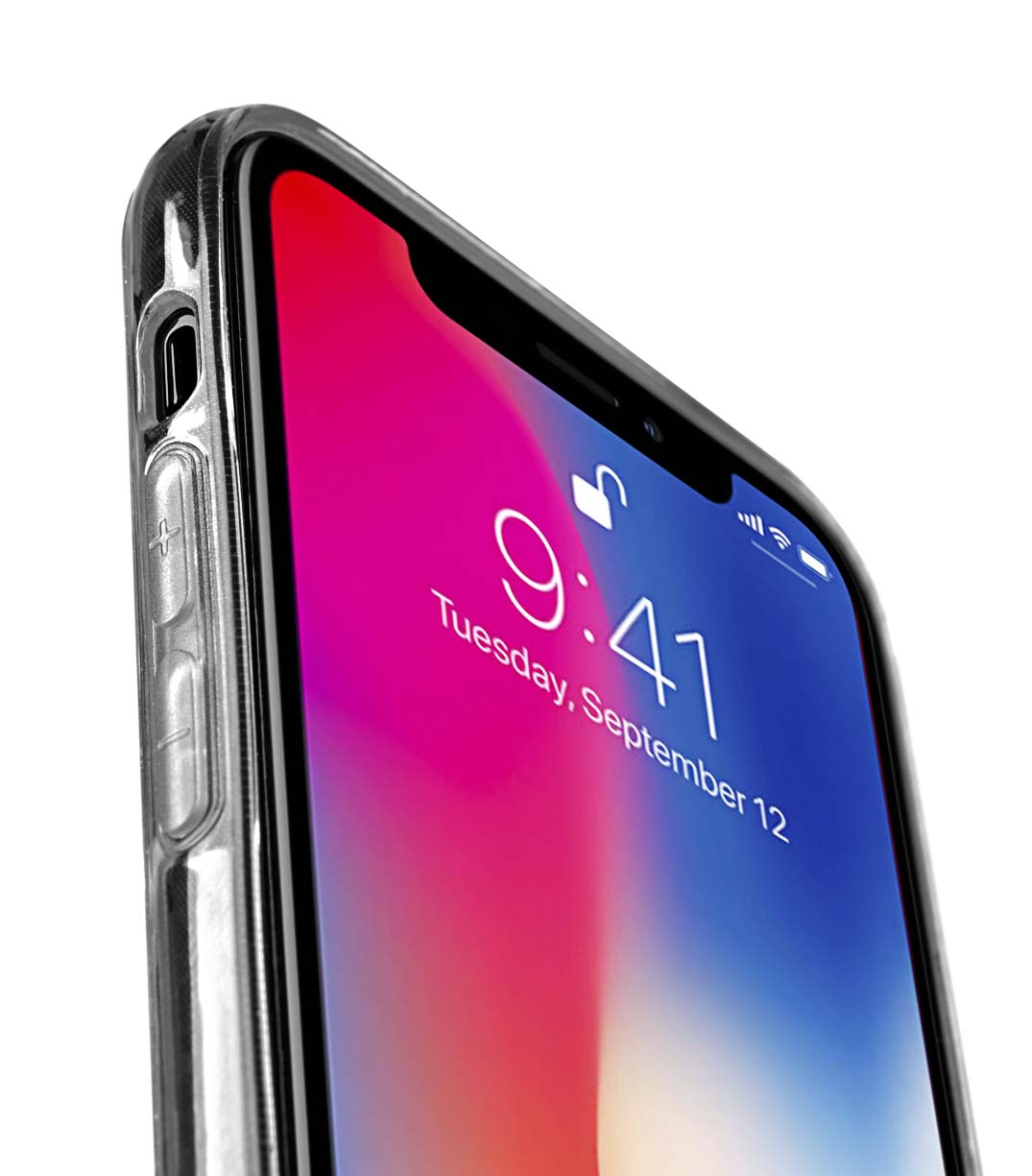 Melkco PolyUltima Case for Apple iPhone X - ( Transparent / Black )