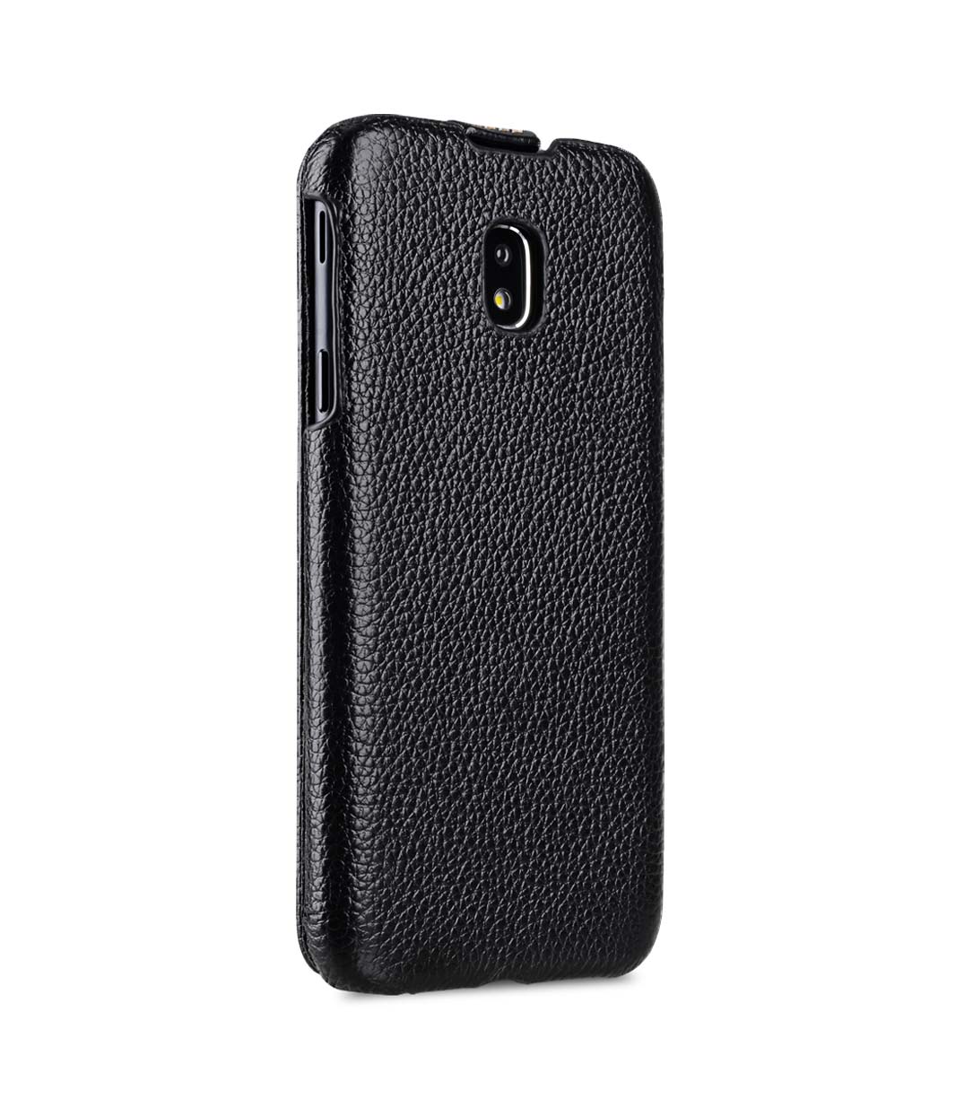 Premium Leather Case For Samsung Galaxy J3 17 Jacka Type Black Lc