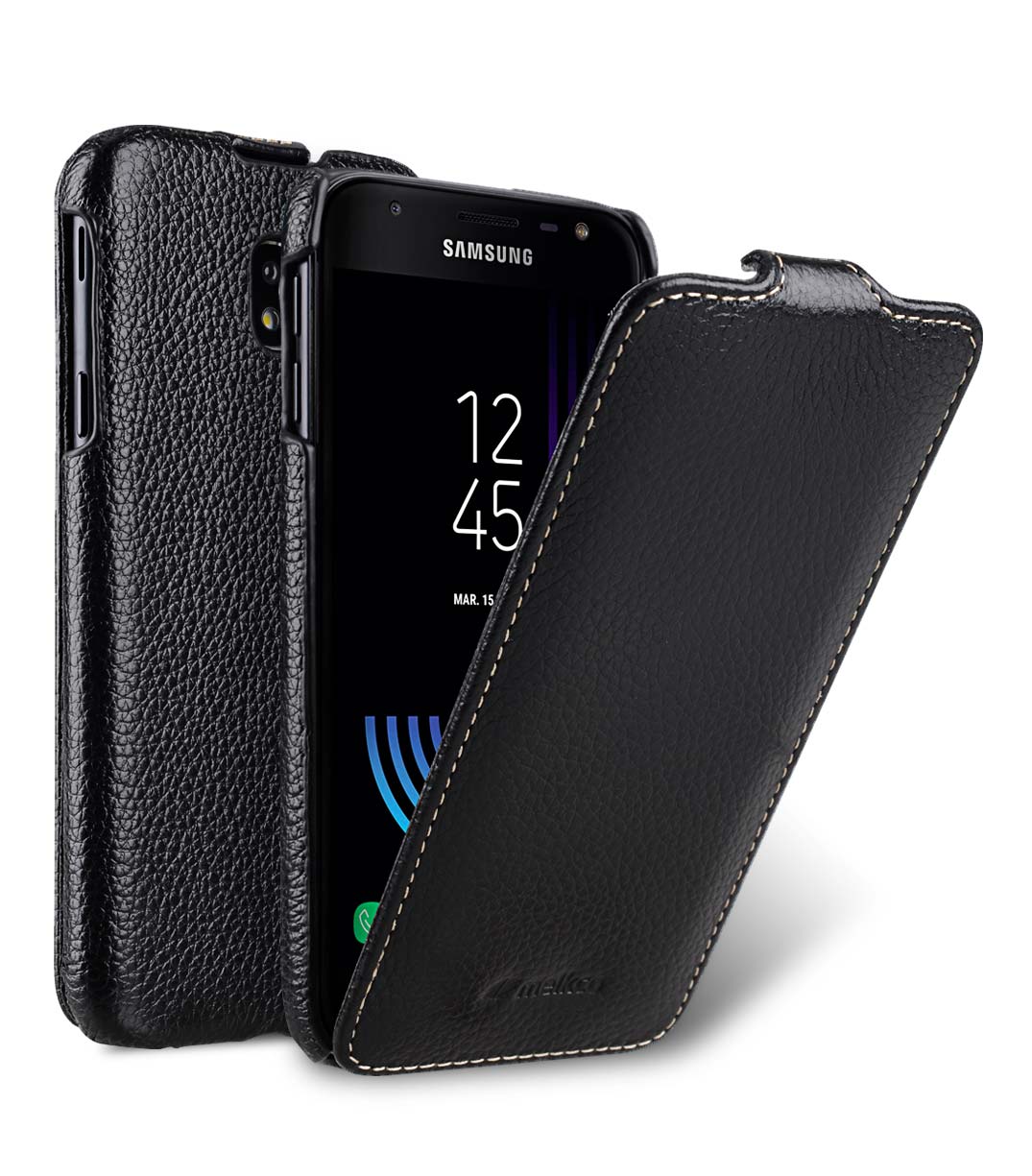 Melkco Premium Leather Case for Samsung Galaxy J5 (2017) - Jacka Type (Black LC)