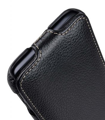 Melkco Premium Leather Case for Samsung Galaxy J7 (2017) - Jacka Type (Black LC)