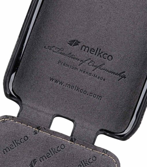 Melkco Premium Leather Case for Samsung Galaxy J7 (2017) - Jacka Type (Black LC)