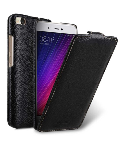 Melkco Premium Leather Case for Xiaomi Mi 5s - Jacka Type (Black LC)