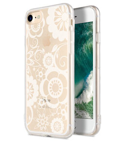 Melkco Nation Series Flower Pattern TPU Case for Apple iPhone 7 / 8 (4.7") - (Transprent)