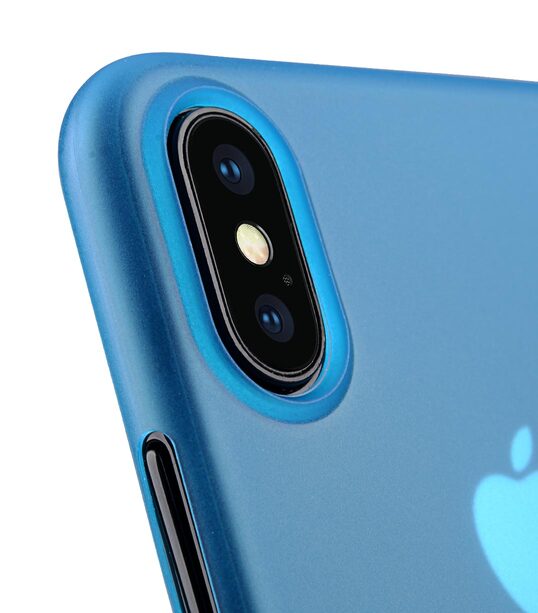 Melkco Air PP Case for Apple iPhone X - (Transparent Blue)
