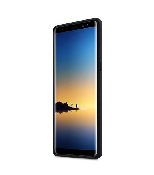 Melkco Aqua Silicone Case for Samsung Galaxy Note 8 - (Black)