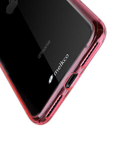 Melkco PolyUltima Case for Apple iPhone 8 Plus - (Transparent Red)