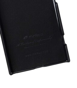 Melkco Premium Leather Card Slot Cover Case for Sony Xperia XZ1 Compact - (Black LC) Ver.2