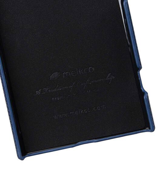 Melkco Premium Leather Card Slot Cover Case for Sony Xperia XZ1 Compact - (Dark Blue LC) Ver.2