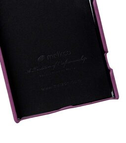 Melkco Premium Leather Card Slot Cover Case for Sony Xperia XZ1 Compact - (Purple LC) Ver.2