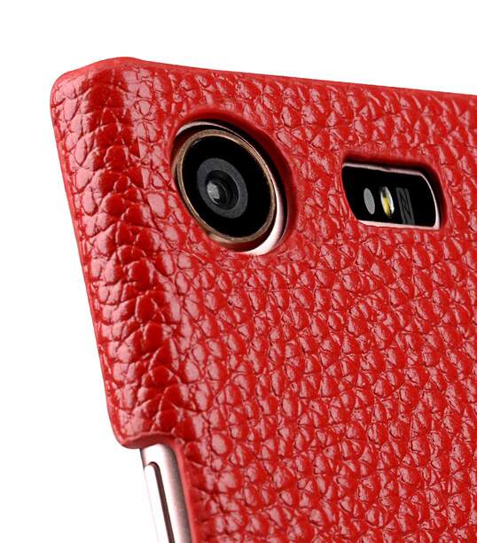 Melkco Premium Leather Card Slot Cover Case for Sony Xperia XZ1 Compact - (Red LC) Ver.2