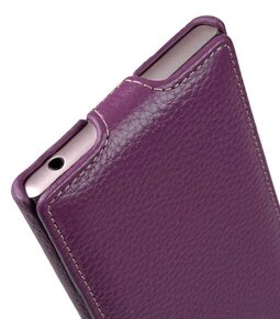 Melkco Premium Leather Case for Sony Xperia XZ1 Compact - Jacka Type (Purple LC)