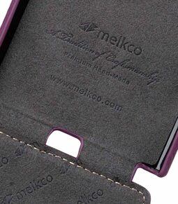 Melkco Premium Leather Case for Sony Xperia XZ1 Compact - Jacka Type (Purple LC)