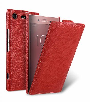 Melkco Premium Leather Case for Sony Xperia XZ1 - Jacka Type (Red LC)