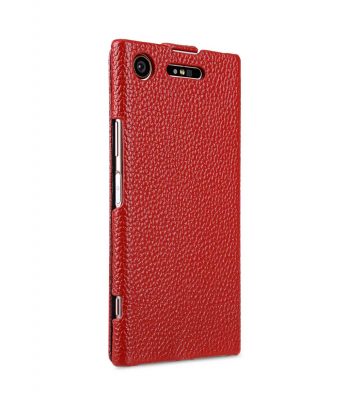 Melkco Premium Leather Case for Sony Xperia XZ1 - Jacka Type (Red LC)