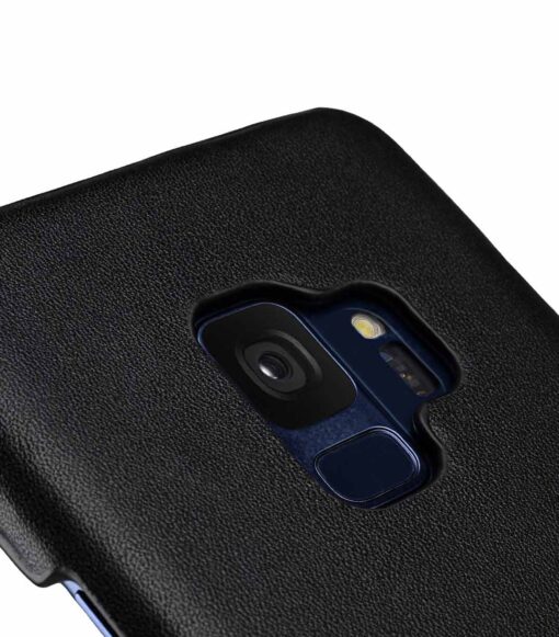 Melkco Premium Leather Card Slot Back Case for Samsung Galaxy S9 - (Black)Ver.2
