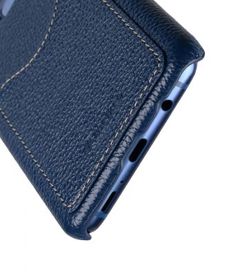Melkco Premium Leather Card Slot Back Case for Samsung Galaxy S9 - (Dark Blue LC)Ver.2