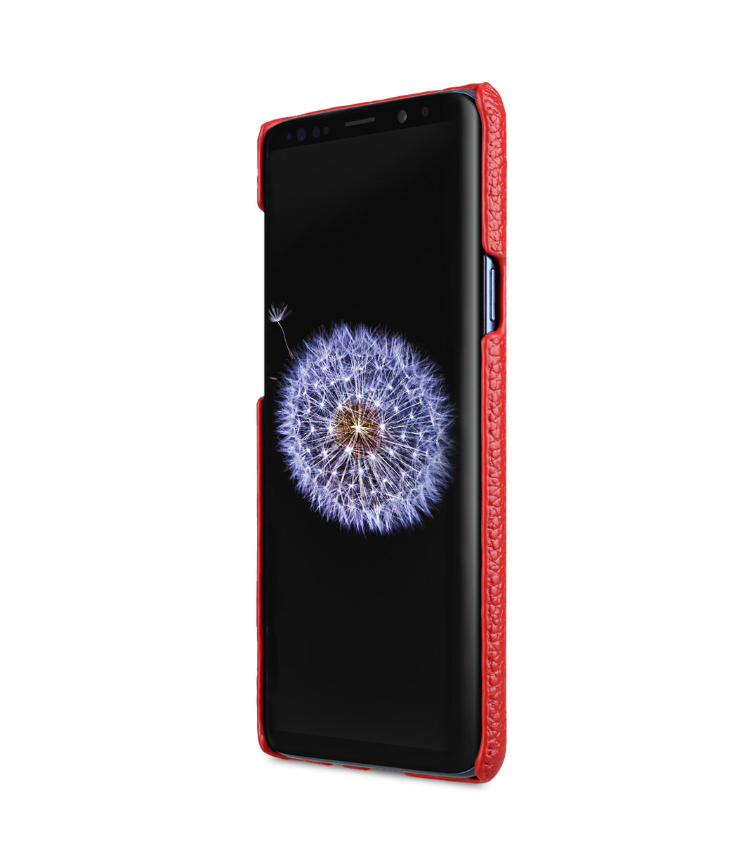 Melkco Premium Leather Card Slot Back Case for Samsung Galaxy S9 Plus - (Red LC)Ver.2