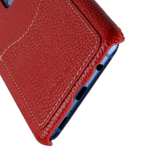 Melkco Premium Leather Card Slot Back Case for Samsung Galaxy S9 - (Red LC)Ver.2