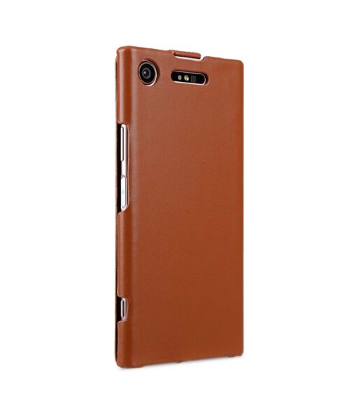 Melkco Premium Leather Case for Sony Xperia XZ1 - Jacka Type (Brown CH)
