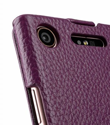 Melkco Premium Leather Case for Sony Xperia XZ1 - Jacka Type (Purple LC)