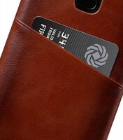 Melkco Elite Series Premium Leather Snap Back Pocket Case for Samsung Galaxy S9 - (Tan)