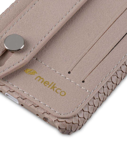 Melkco Fashion Python Skin Series leather case for iPhone 6s - Tan