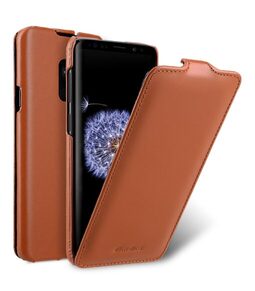 Melkco Premium Leather Case for Samsung Galaxy S9 - Jacka Type (Brown CH)