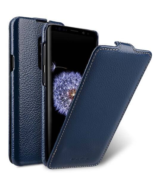 Melkco Premium Leather Case for Samsung Galaxy S9 - Jacka Type (Dark Blue LC)