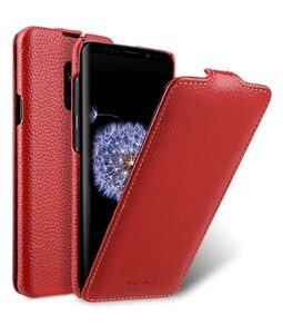 Melkco Premium Leather Case for Samsung Galaxy S9 - Jacka Type (Red LC)