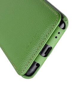 Melkco Premium Leather Case for Samsung Galaxy S9 Plus - Jacka Type (Green LC)