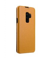 Melkco Premium Leather Case for Samsung Galaxy S9 Plus -Jacka Type (Yellow LC)