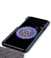 Melkco Premium Leather Case for Samsung Galaxy S9 Plus - Jacka Type (Dark Blue LC)