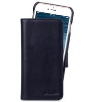 Melkco Premium Leather Case for Apple iPhone 7 / 8 (4.7") - Alphard Type (Dark Blue)