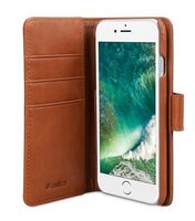 Melkco Premium Leather Case for Apple iPhone 7 / 8 (4.7") - Alphard Type (Tan WF)