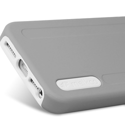 Melkco Double Layer Case for Apple iPhone 5 /5s/SE- Kubalt Type (Grey / White)