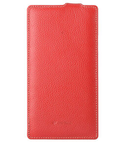 Melkco Premium Leather Case for Nokia Lumia 1520 / 1520.2 / Bandit / Beastie - Jacka Type (Red LC)
