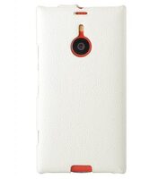 Melkco Premium Leather Case for Nokia Lumia 1520 / 1520.2 / Bandit / Beastie - Jacka Type (White LC)