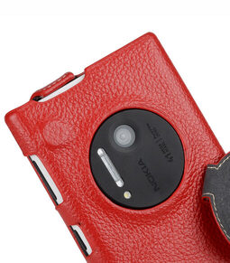 Melkco Premium Leather Case for Nokia Lumia 1020 - Jacka Type (Red LC)