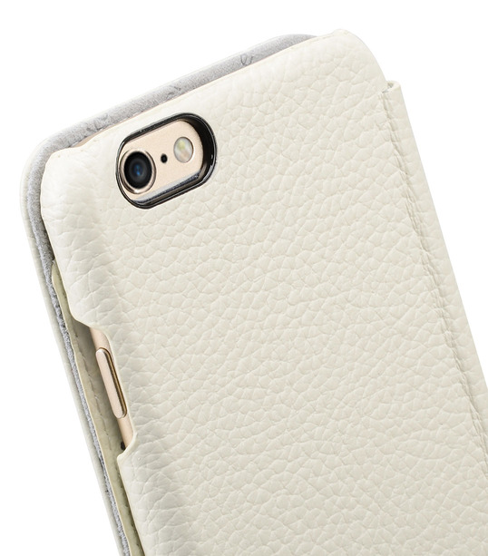 Melkco Premium Leather Cases for Apple iPhone 6 (4.7") - Face Cover Book Type (Ver.3) (White LC)